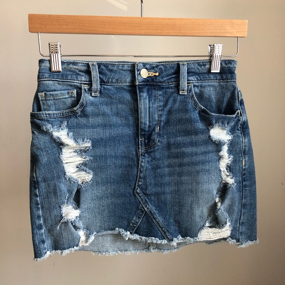 Hollister Denim Mini Skirt